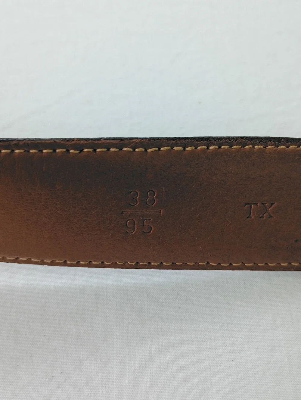 Trafalgar Leather Cortina Belt Men 38